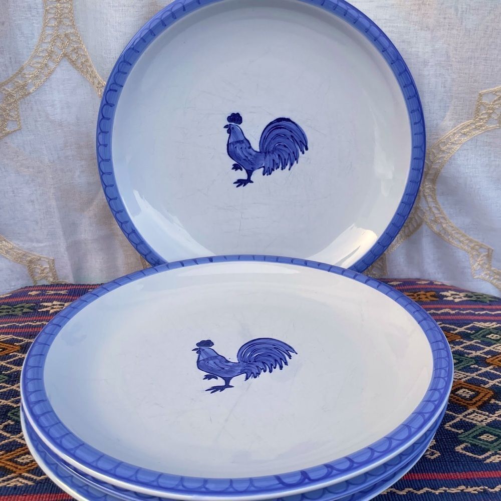 Folkcraft Stoneware Dinner Plates